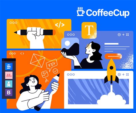 coffee cup website software.